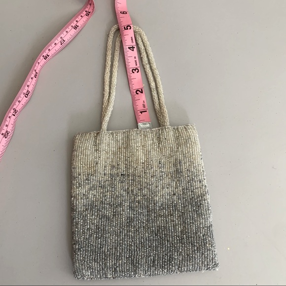 Ombré Glass Bead and Silk Evening Bag - Picture 4 of 5